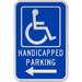 Handicapped Parking Sign Left Arrow